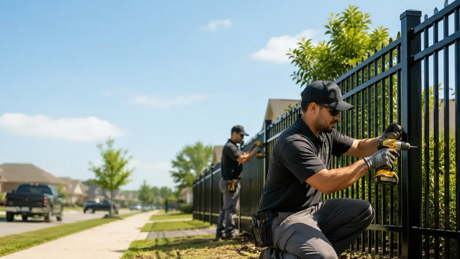 Metal Fence Installation in Adrian, TX